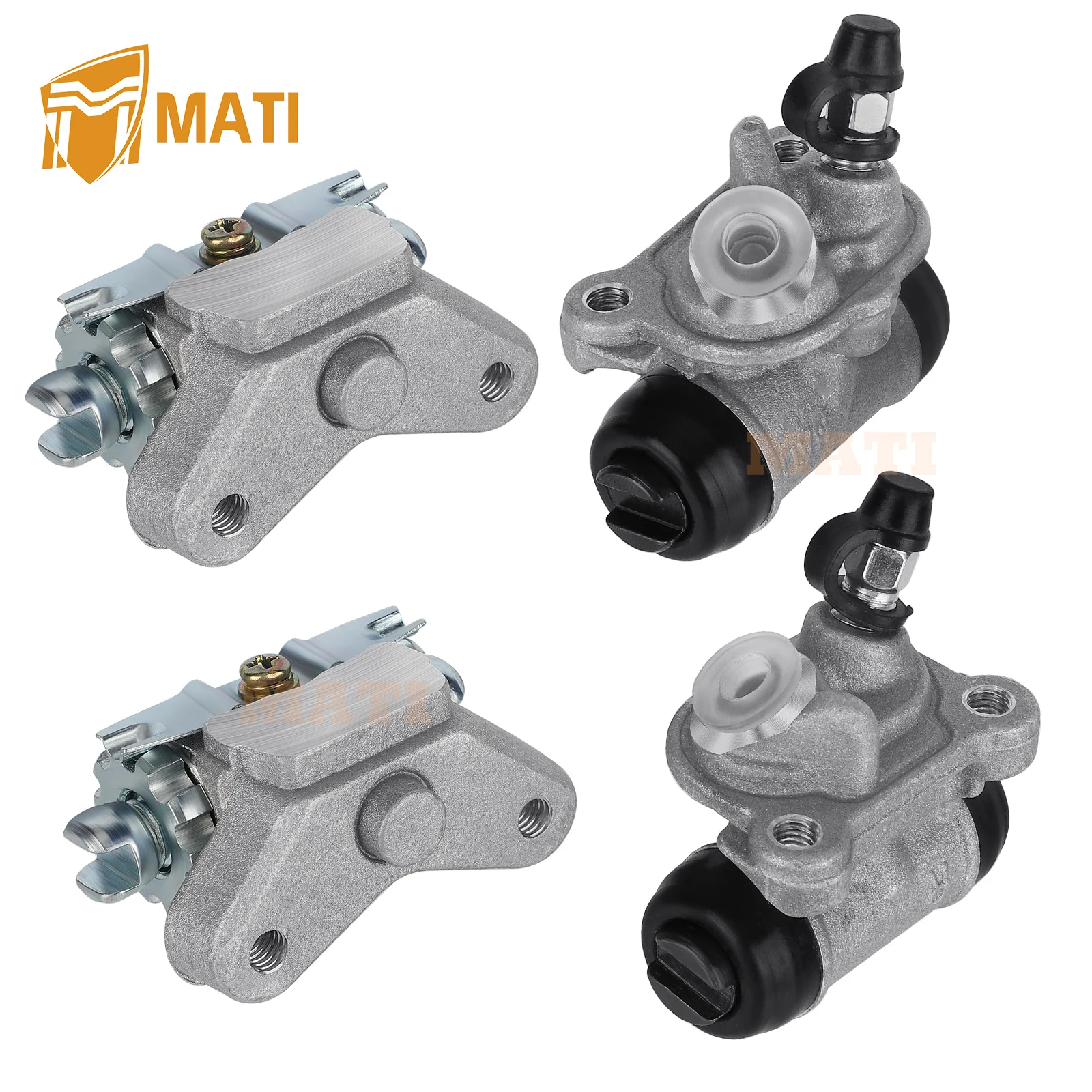 

M MATI Front Brake Wheel Cylinder&Adjuster Left&Right for Honda TRX250 1997-2020 45370-HM8-B41 45350-HM8-B41 45340-HB3-003