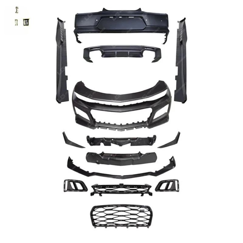 

Car Facelift ZL1 Style Full Set Body Kit for Chevrolet Camaro Upgrade Front Bumper Rear Bumper Grille Side Skirts Fender