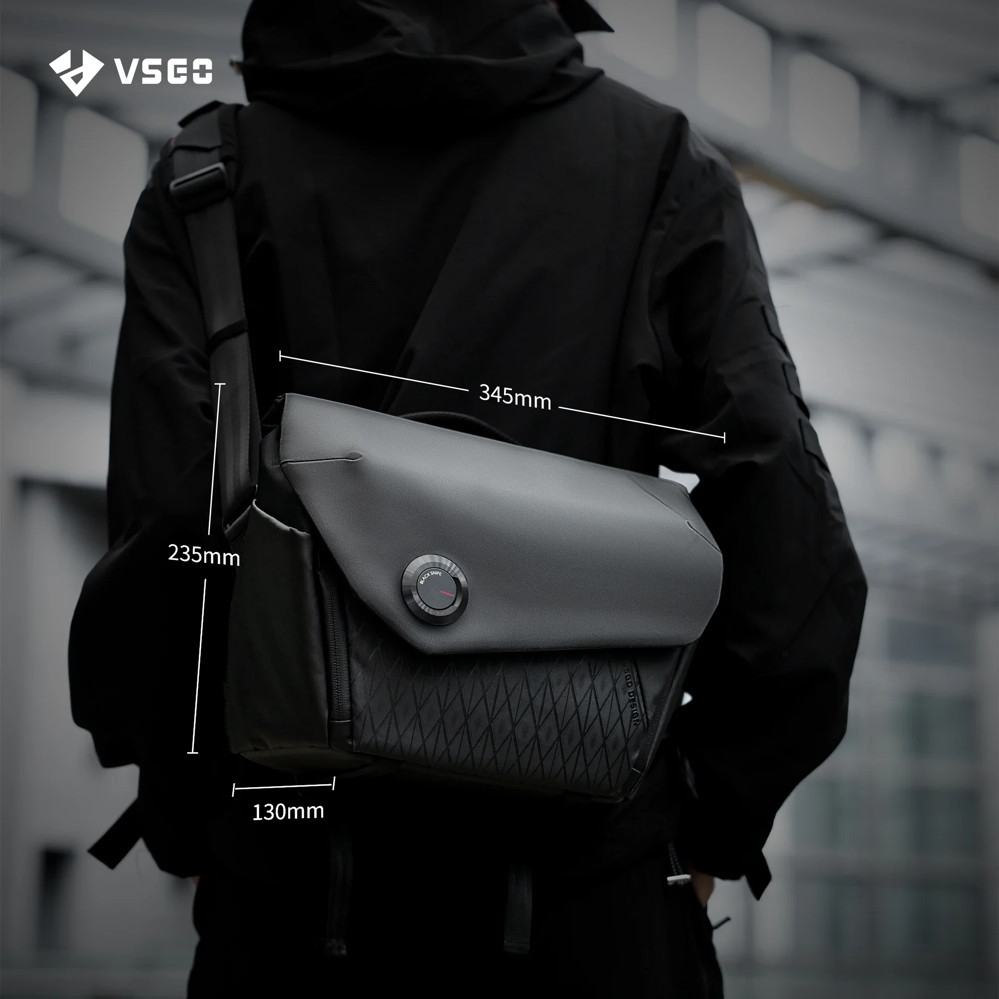 VSGO odborný fotografie brašna 6L single-shoulder kurýr brašna, micro-slr kamera digitální prodleva aparatura dedikované commuter