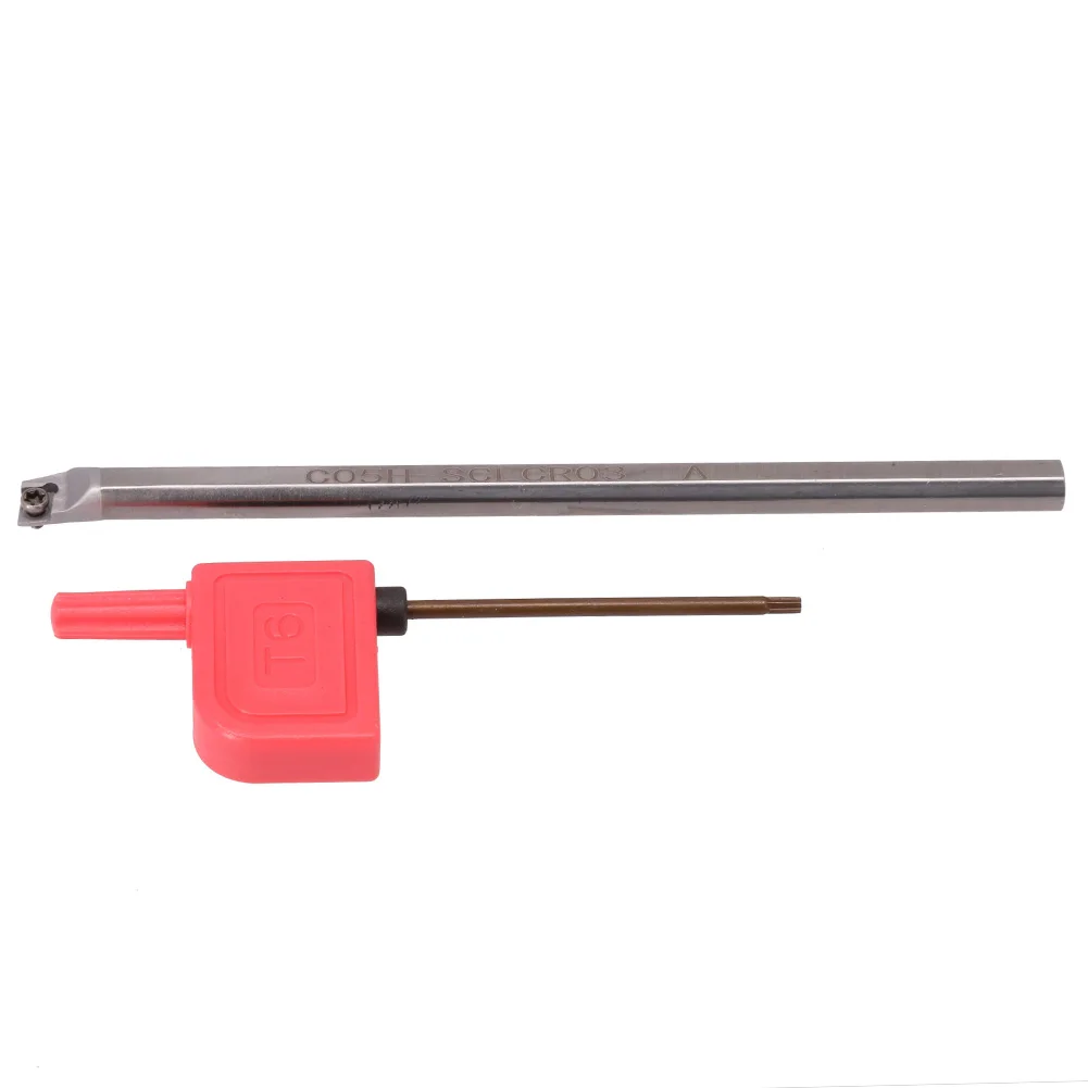 C05H SCLCR03 Turning Tool Holder, Tungsten Steel Shock proof Handle, High Hardness, Wear Resistance, Easy Installation