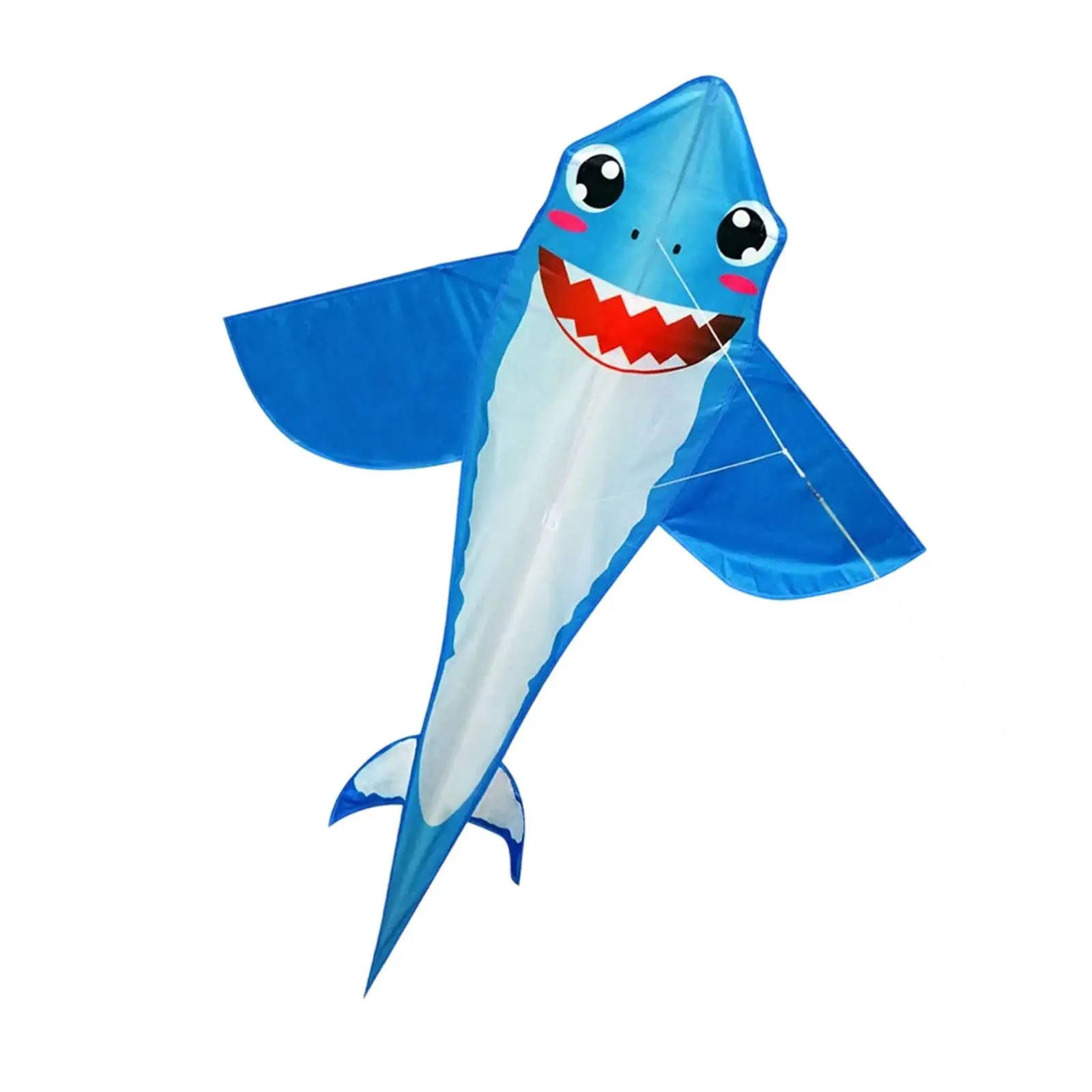 Huge Easy Flyer Shark Kite for Kids Adults Cartoon Design Outdoor Flying Kite for Beach Family