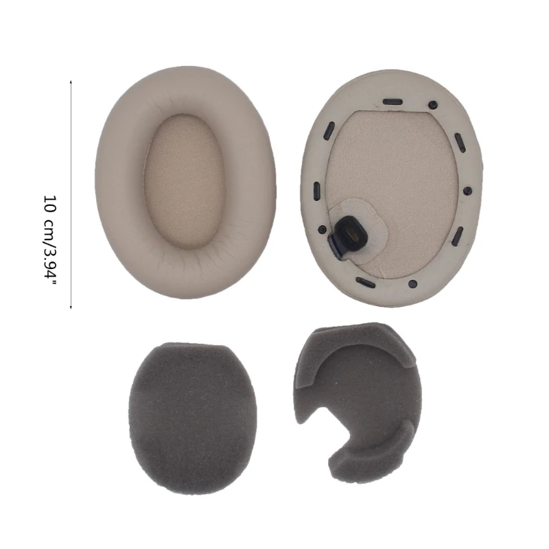 1Pair Ear Pads For Sony WH-1000XM4 Headphones Elastic Foam Earpads Ear Pads Sponge Cushion Replacement