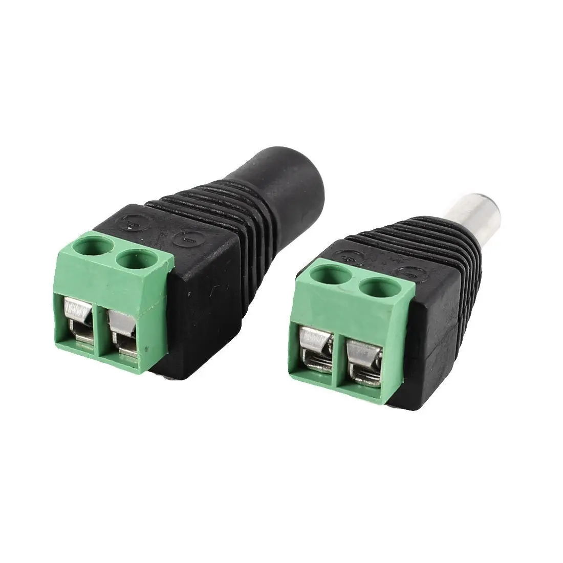 2 plug male and female 5.5 x 2.1 mm DC jack, surveillance camera EU power plug