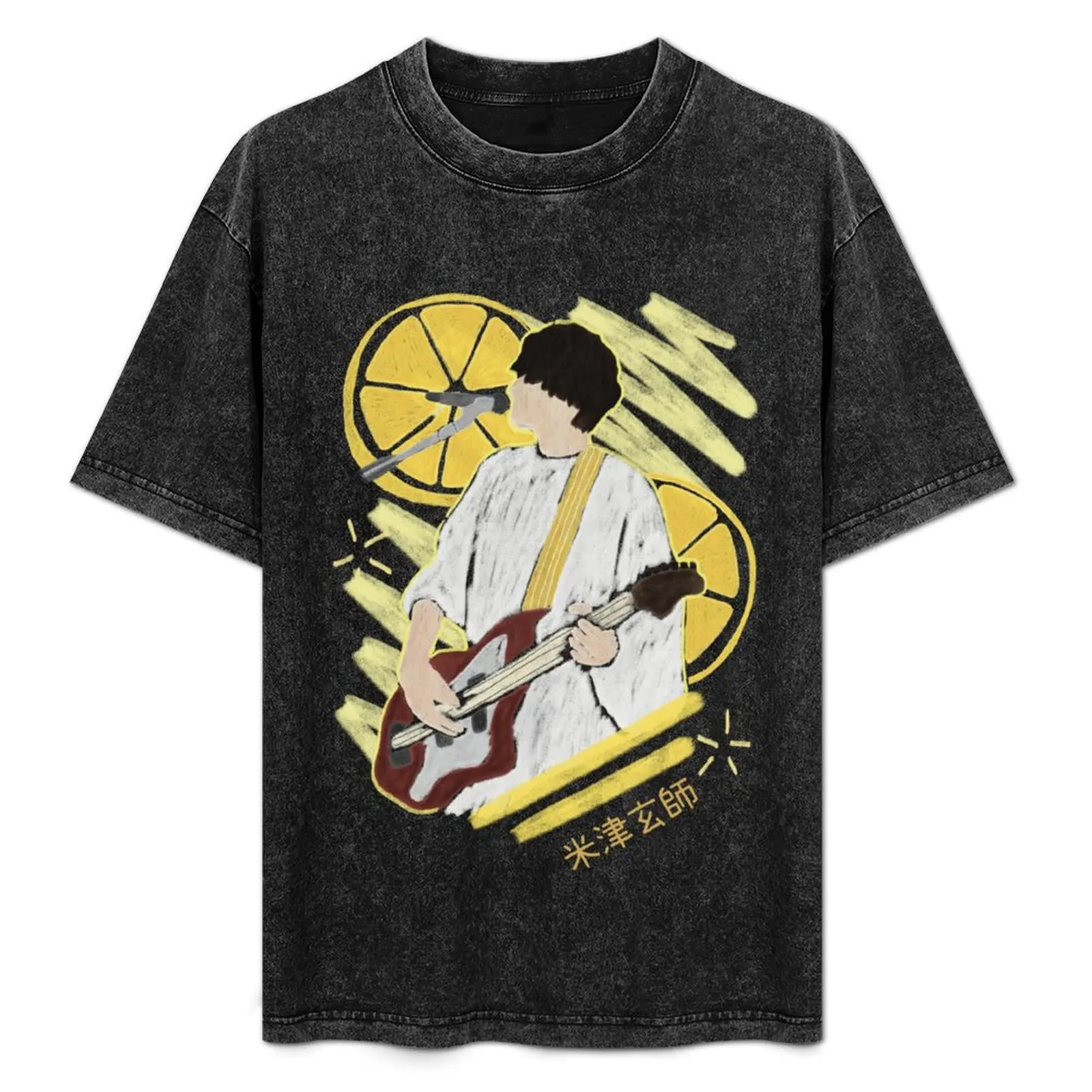 [Yonezu Kenshi] The Big lemon brother T-Shirt man clothes new gifts and t-shirts black t-shirts for men