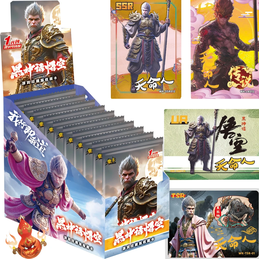 

Black Myth: Wukong Collection Cards Chinese Original Single Player Action Role-playing Game Monkey Sun Character Card Toys Gifts