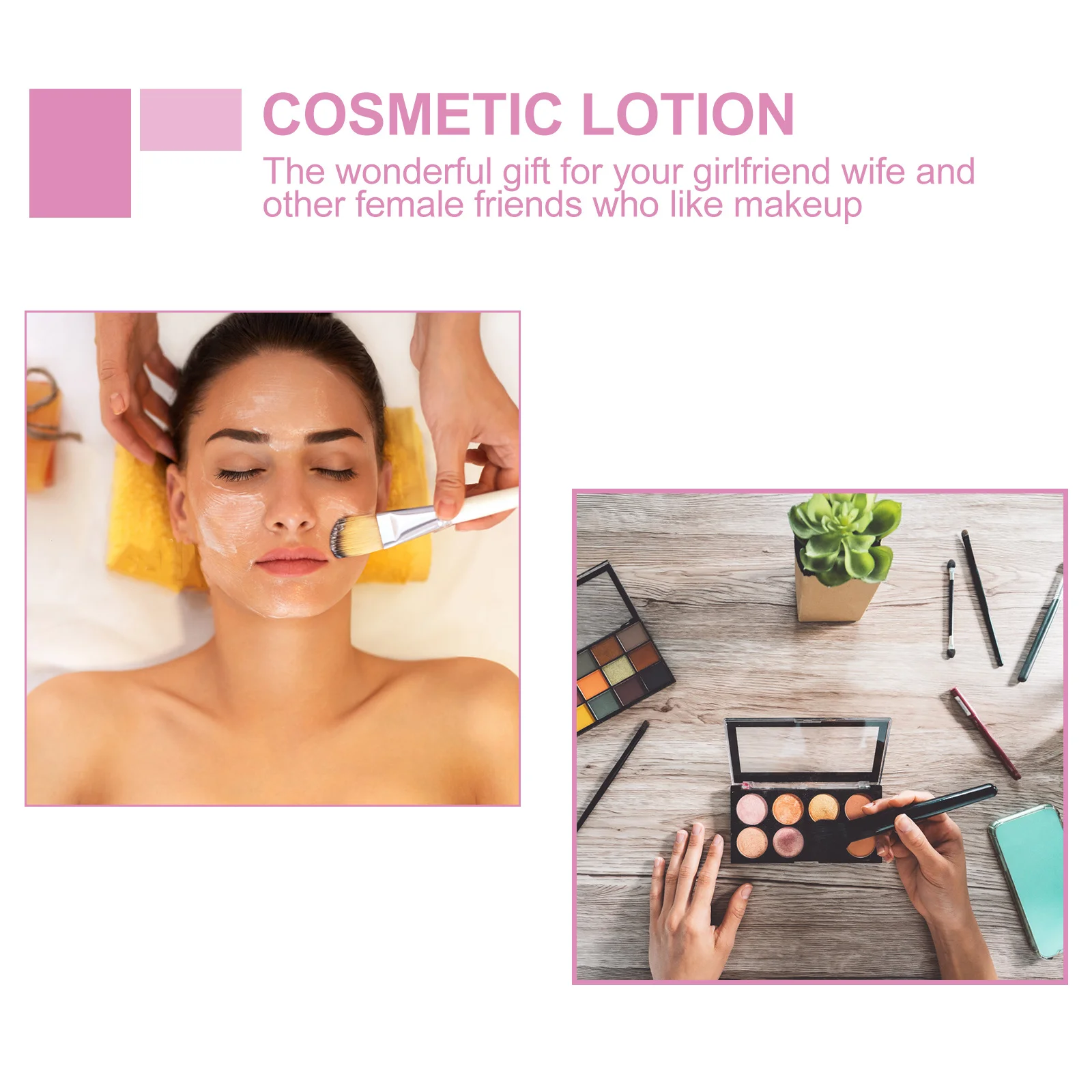 

2Pcs Double Ended Makeup Brushes Premium Material Multifunctional Blending Tools for Eyebrow Shadow Foundation Blush Contouring