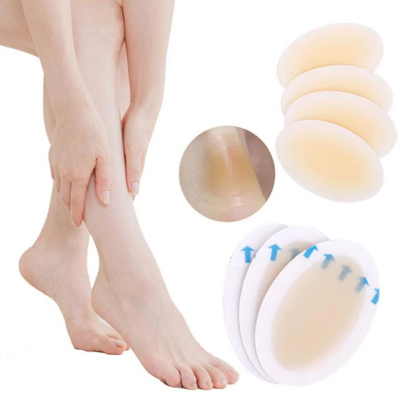 24pcs Adhesive Hydrocolloid Gel Blister Plaster Heel Anti-wearing Heel Sticker Pedicure Patch Plaster Foot Care Tools