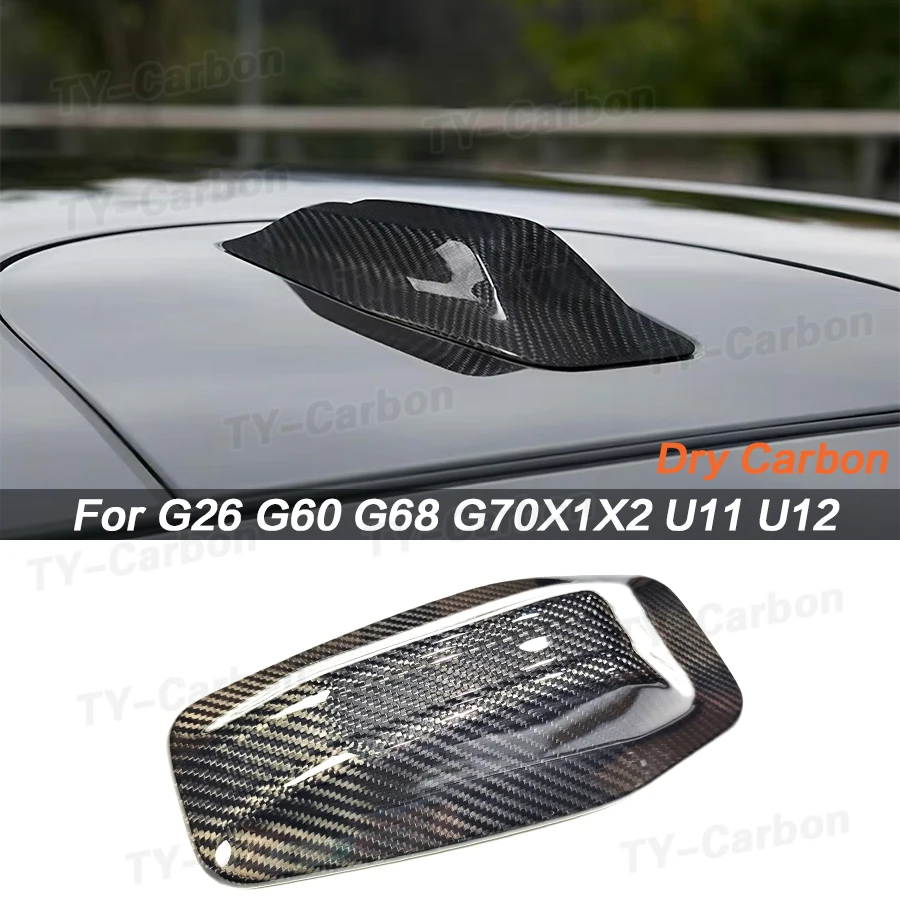 

Для BMW 5 серии G60 G68 G90 M5 G70 X1 X2 U11 U12 I4 G26 сухое углеродное волокно автомобильная антенна с плавником акулы декоративная крышка антенны
