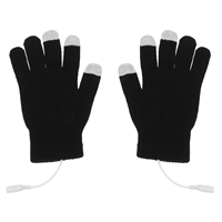 Heating Gloves Electric Hand Warmer Womens Women's USB Heated Touch Screen Mitten Keep