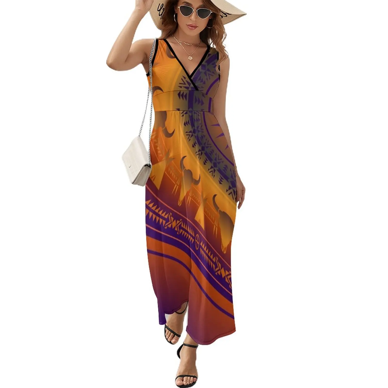 

Sundown (Purple) Sleeveless Dress elegant dress Women's dresses Dance dresses