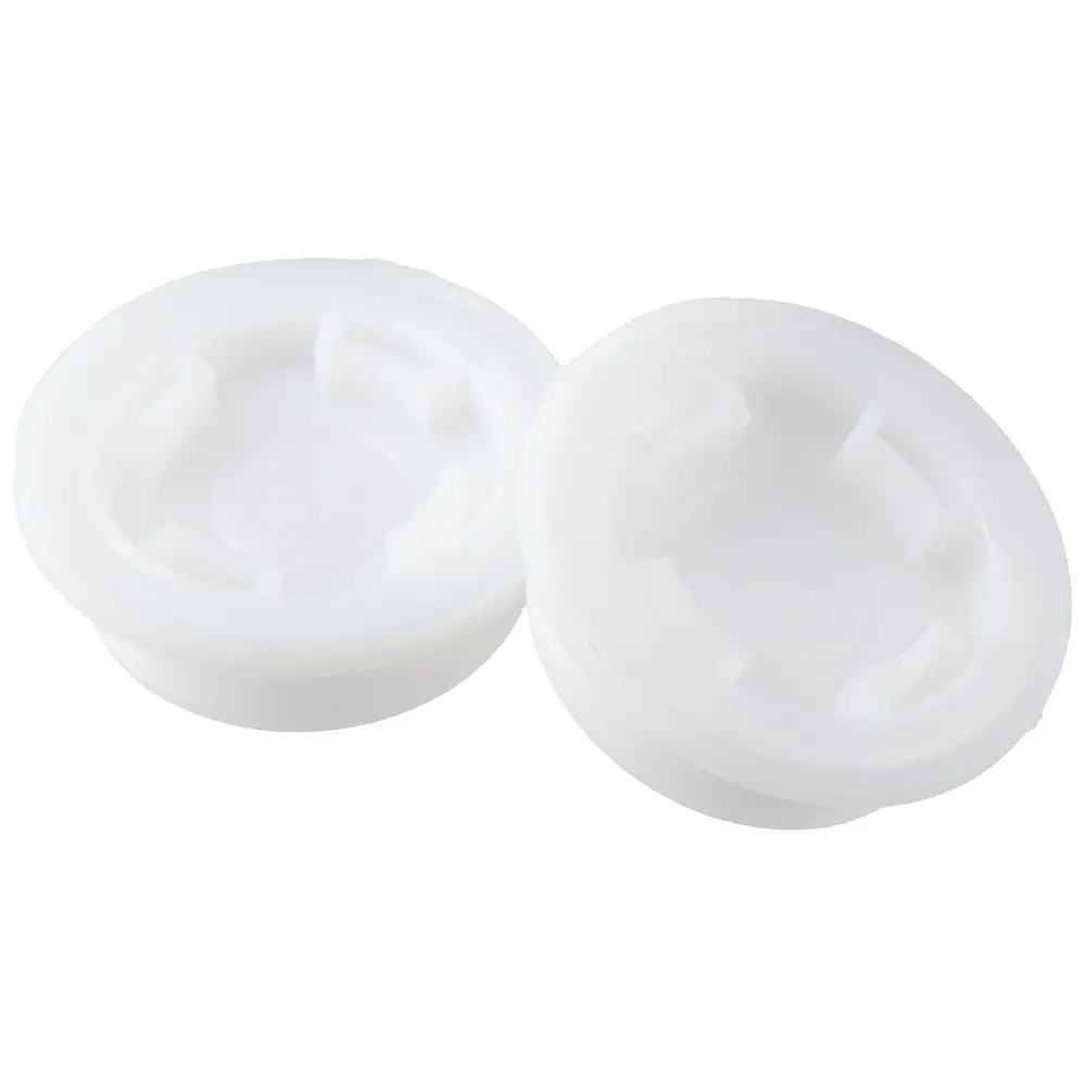 5PCS Poly Buttress Plastic Bung Caps Wodoodporne białe 2-calowe plastikowe wtyczki perkusyjne Poly Buttress Fine Thread