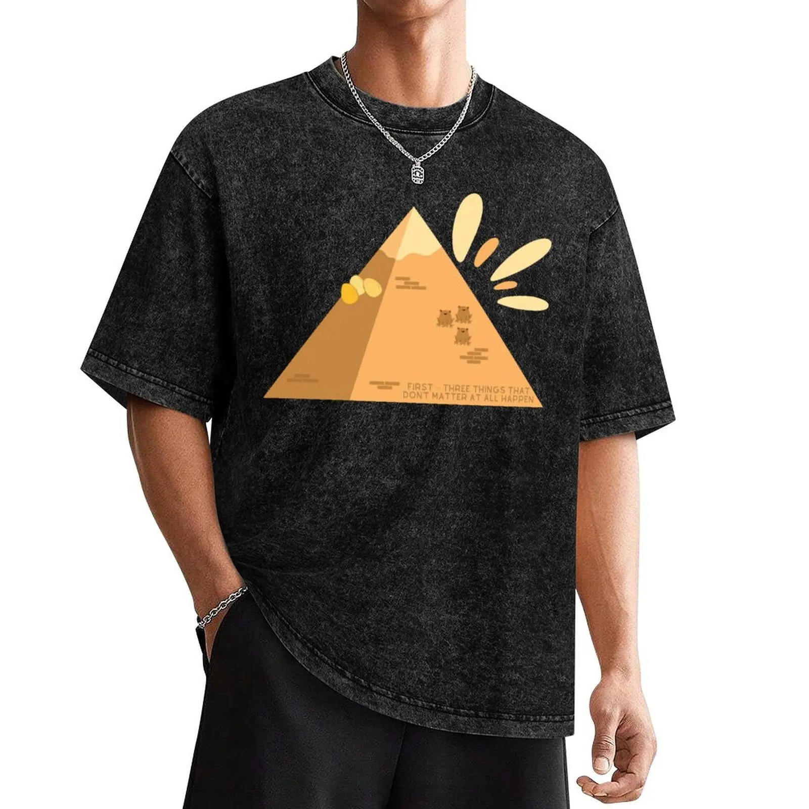 dungeons and daddies pyramid quote T-Shirt aesthetic clothes summer top T-shirts man designer shirts men clothes