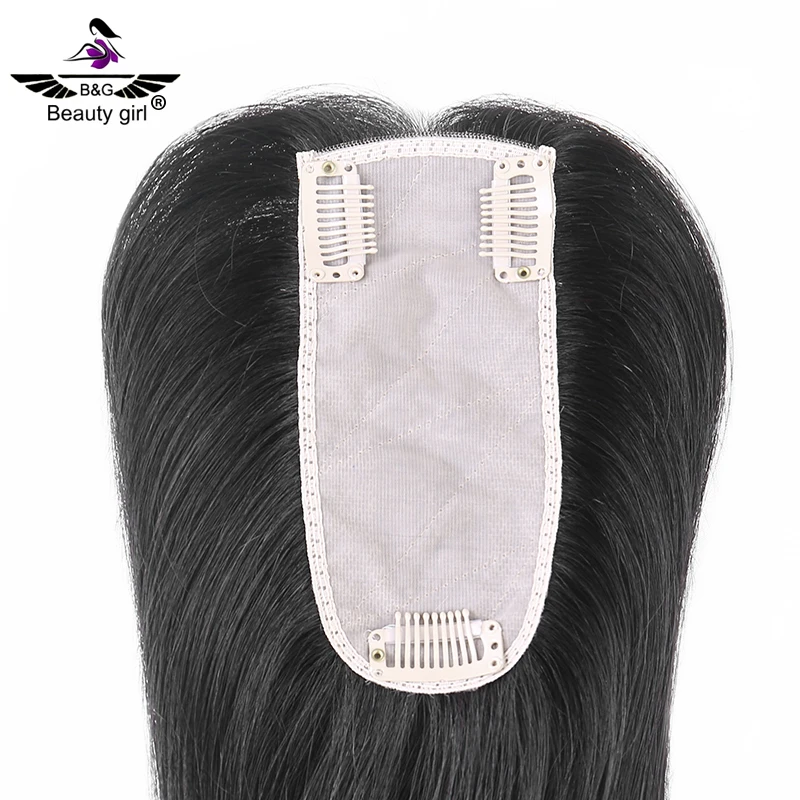 

Invisible Human Hair Toppers For Women With 3D Air Bangs Fringe Increase Hair Volume Straight 8x13cm Hairpieces