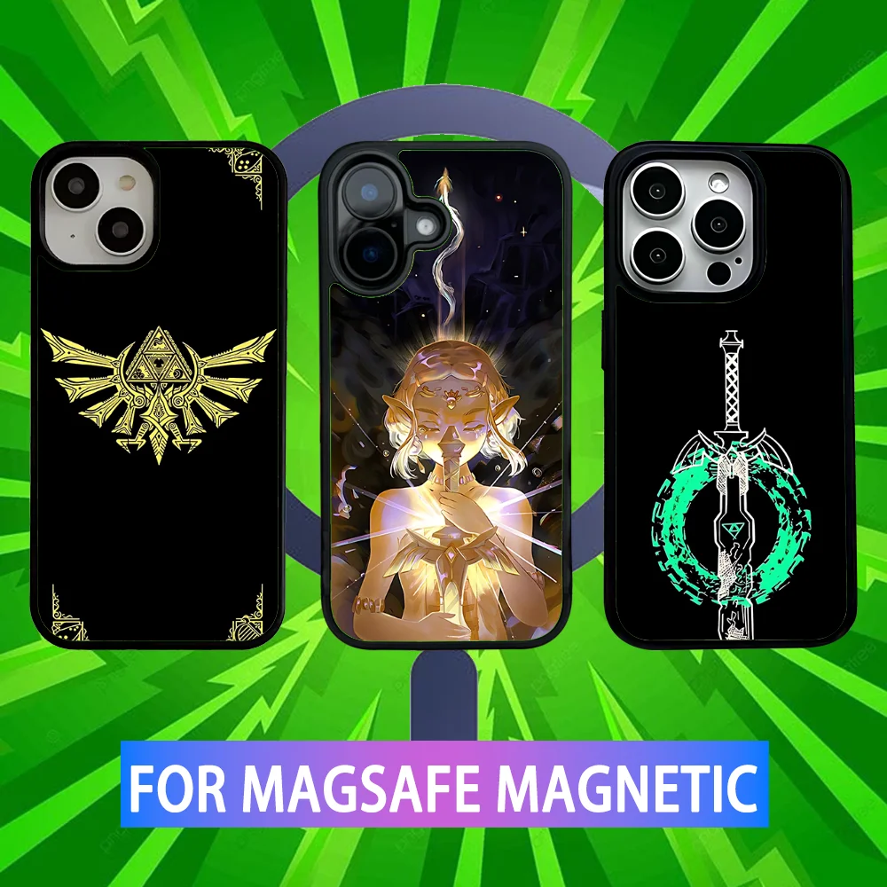 

Game Z-ZeldaS for the Legend Phone Case For iPhone 16,15,14,13,12,11,Pro,Max,Plus,Mini,SE New Magsafe Magnetic Wireless Charging