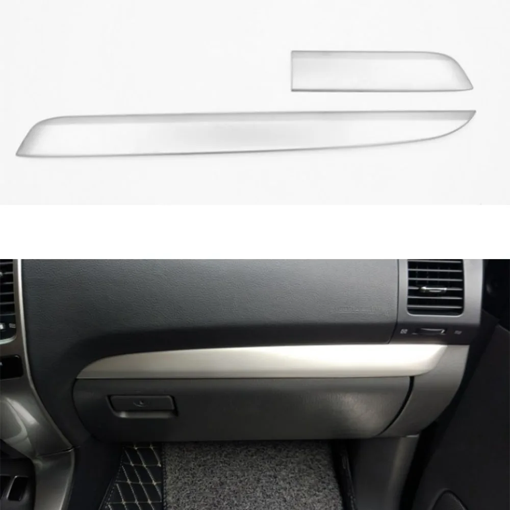 

YAQUICKA Car Front Dashboard Stainless Steel Strips Sticker For Toyota Prado 2003-2009 Interoir Auto Styling Moldings