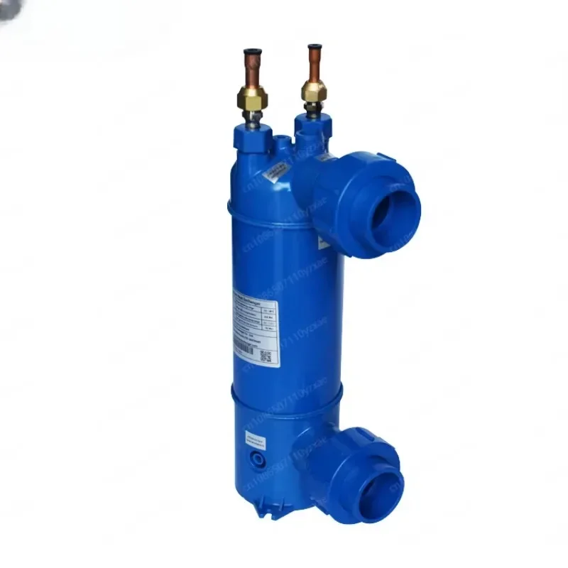 Jmz-MHTA-1.5 Titanium Tube PVC Shell Heat Exchanger for Swimming Pool Heat Pump Aquarium Chiller Evaporator Refrigeration System