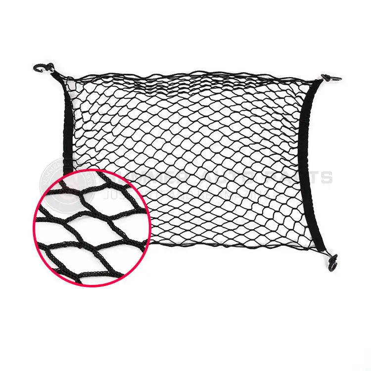 Durable Universal Car Trunk Cargo Luggage Net Elastic PP/PE Mesh Webbing Fixed Baggage Net For SUV