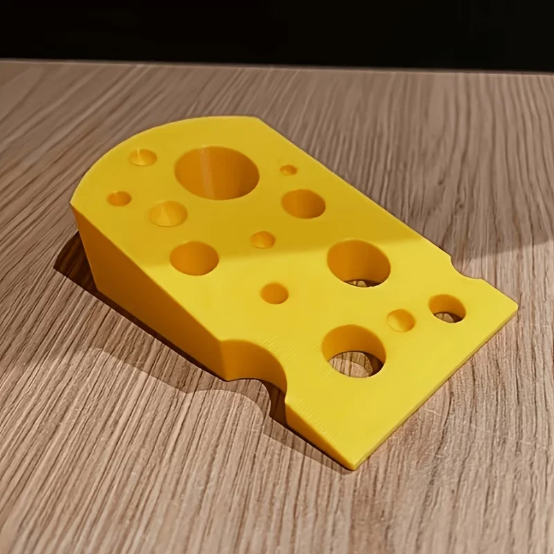 Cute cheese shaped door stopper, can also be a desktop ornament, an interesting and practical cheese door stopper - view 5