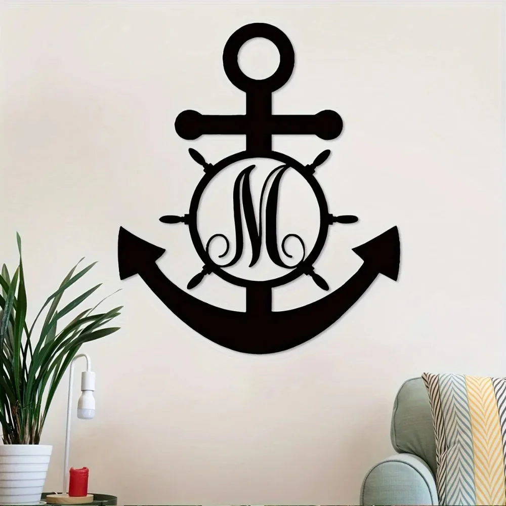 Anchor Wall Decor Metal Wall Decor Halloween Decor,Wall Sculpture Hanging House Decoration Sign Decoration Farmhouse Beachside