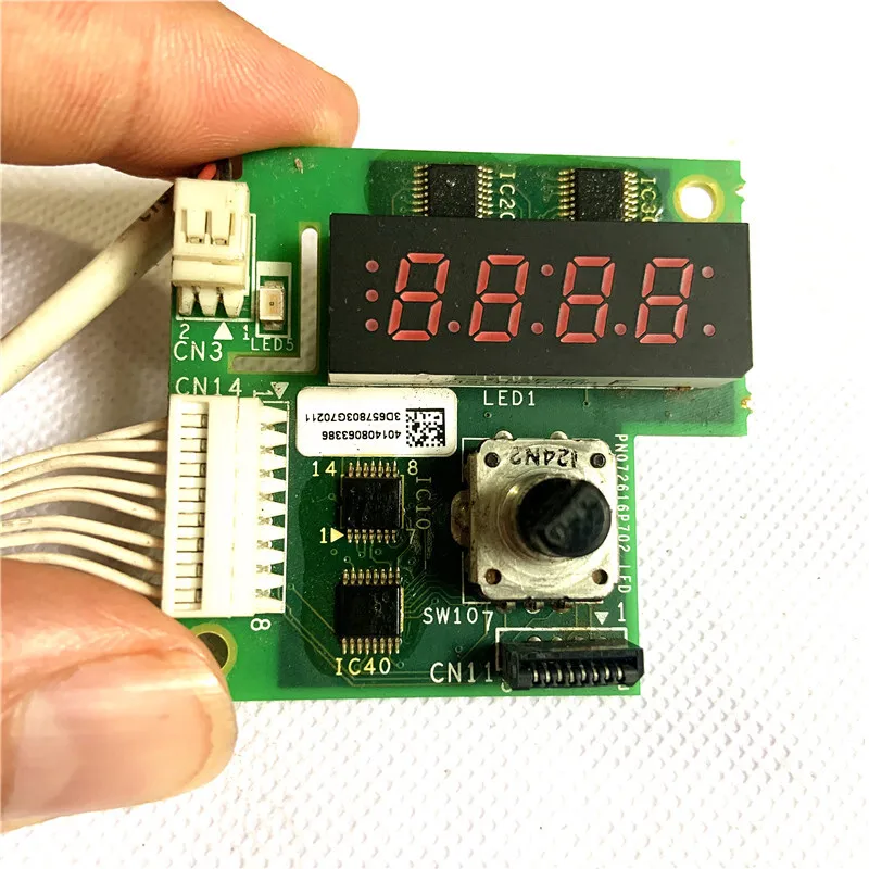 PN072616P702-LED Second-hand disassembled Schneider inverter ATV312 series key debugging display panel