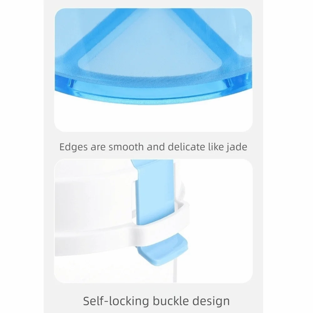 

Soybean Milk Filter Portable Yogurt Strainer Detachable Washable Whey Separator with Lid Cold Brew Filter Breakfast Preparation