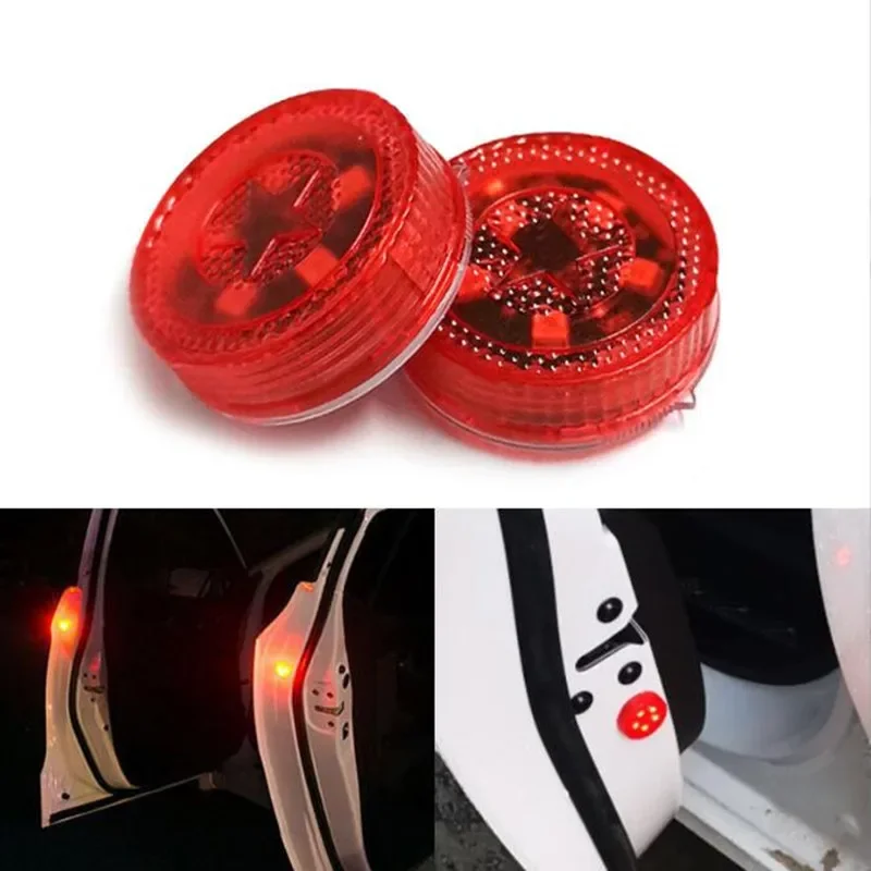 

LED Car Open Door Safety Warning Anti-collision Lights For Alfa Romeo 147 156 159 Alfetta Berlina Brera Mito Giulia Milano