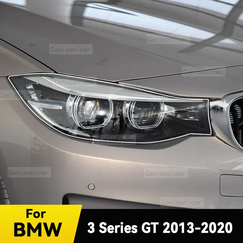 

For BMW 3 Series GT F34 2013-2020 Car Headlight Protective Cover Film Front Light Transparent TPU Anti-scratch Headlamp Sticker
