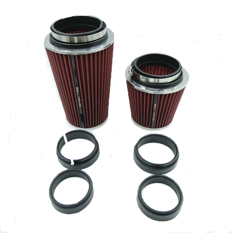 Car Air Filter High Flow Intake FilterIntake Filter Sport Power Mesh Cone Cold Air Induction Kit Universal Car Parts 76/89/101MM