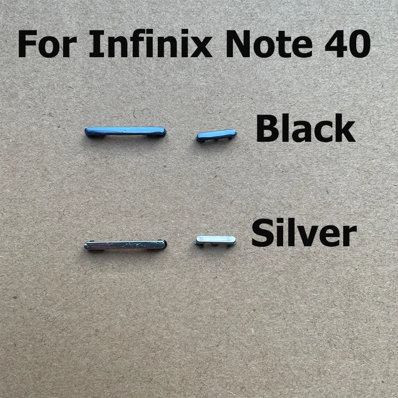 For Infinix Note 40 Power Volume Side Button Buttons Switch On Off Keys Replacement Repair Parts X6853