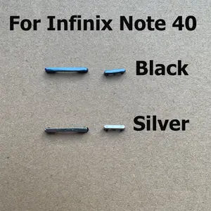 Bilashmart Infinix Note 40 Power Volume Side Button Buttons Switch On Off Keys Replacement Repair Parts X6853