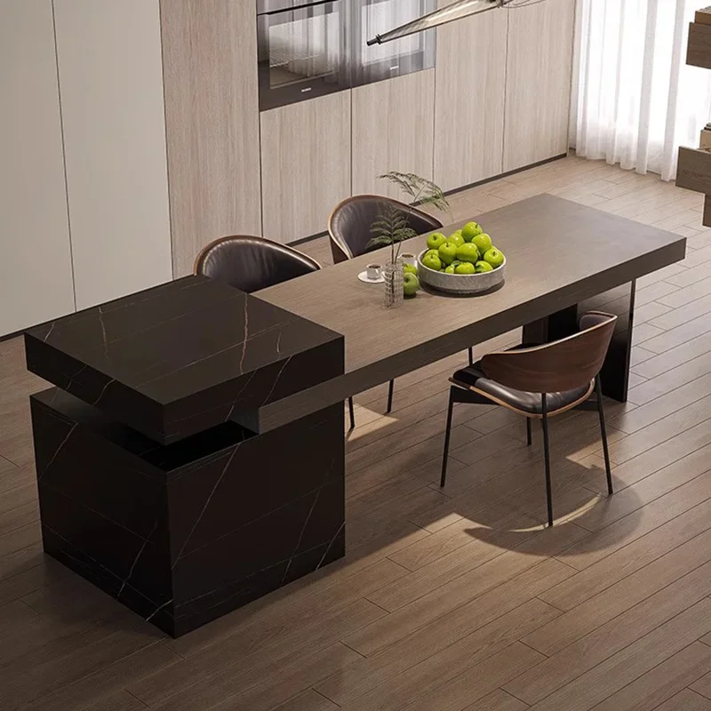 Luxury Modern Dining Table Kitchen Extending Extendable Restaurant Dining Table Designer Service High Muebles Office Furniture