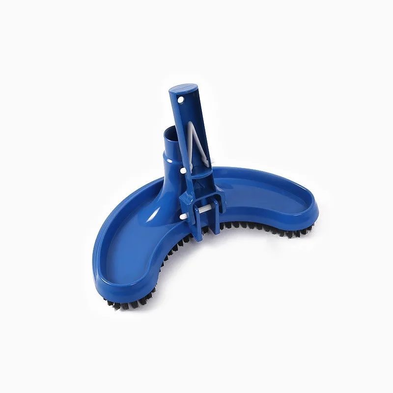 Pool Vacuum Head Attachment -  Half-Moon Crescent Design Compatibility for Inground/Above Ground Pools - Durable Plastic Constru