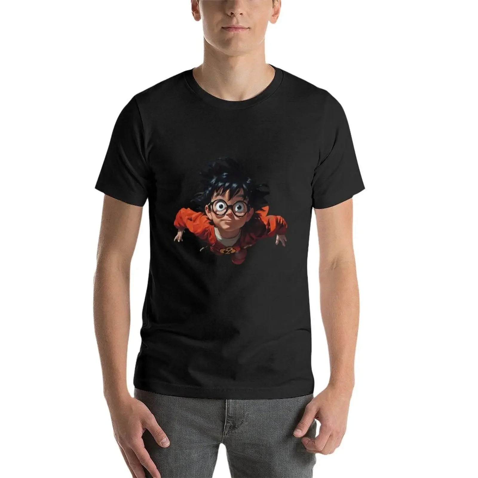 Flying Akira Toriyama Looking Cute In Glasses T-shirt blanks customs design your own plain white t shirts men