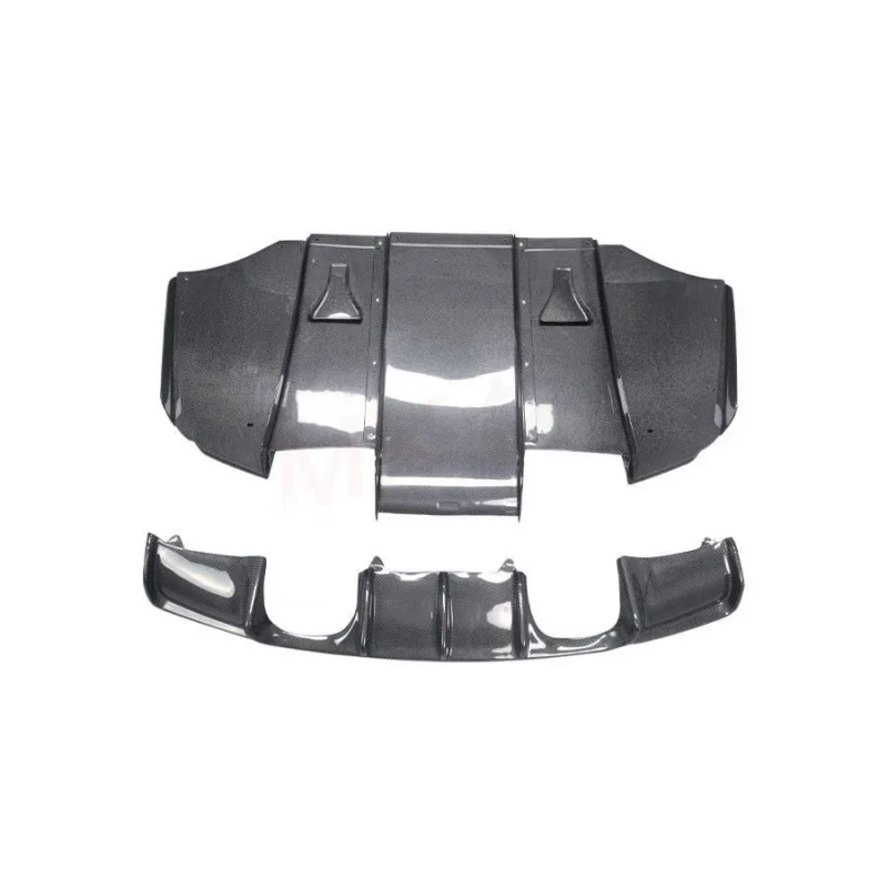 مناسبة لسيارات BMW 3 Series E92 E93 ألياف الكربون VS نمط الذيل الخلفي الشفاه الديكور جزء 2007-2013