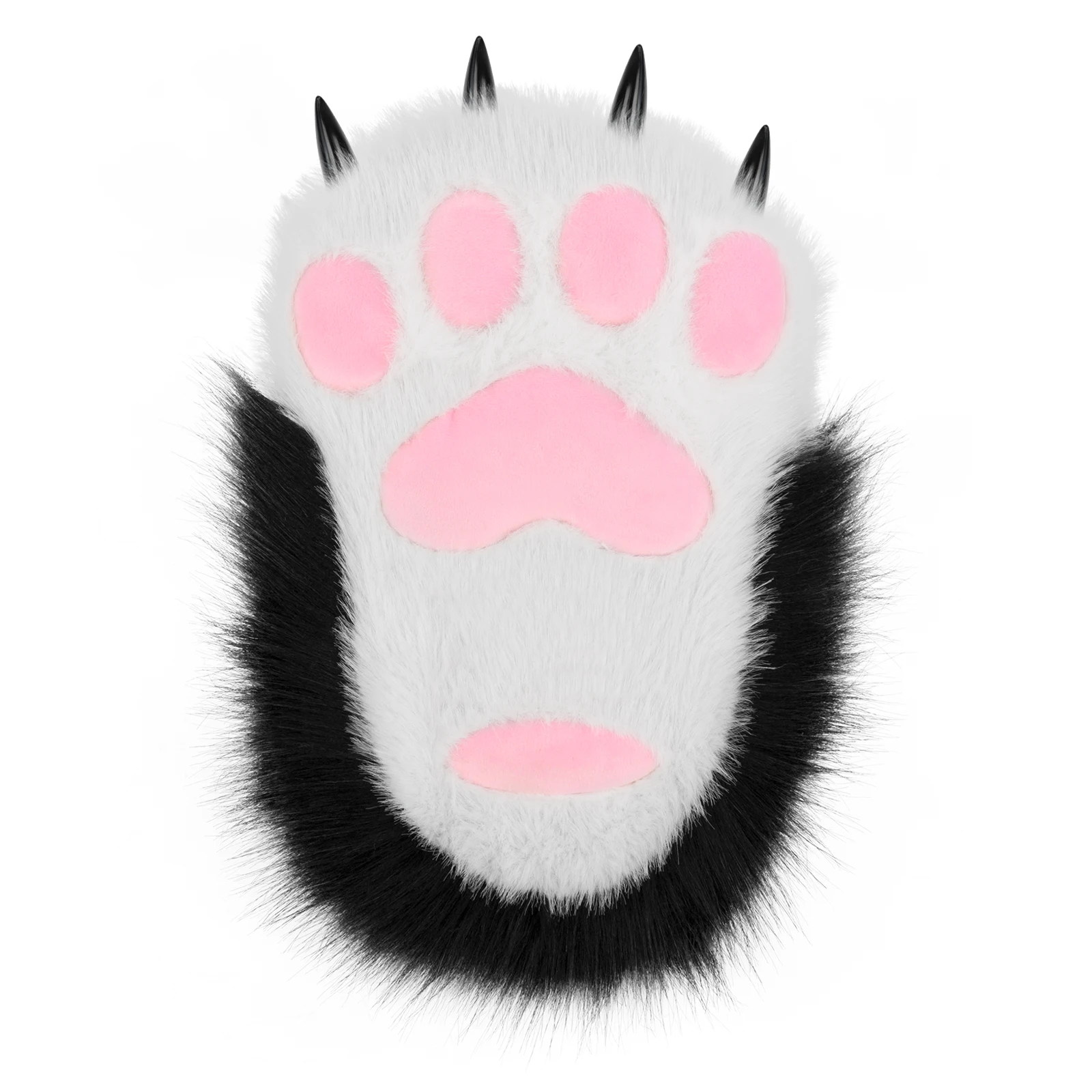 모피 동물 발 슬리퍼 퍼지 부츠 고양이 여우 늑대 곰 발톱 신발 코스프레 의상 액세서리