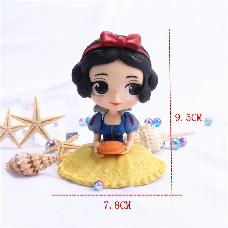 Q Posket Sofia /Snow White/Alice/Bell/Mermaid princess Toys Dolls Aurore PVC Anime Dolls Figures Collectible Model