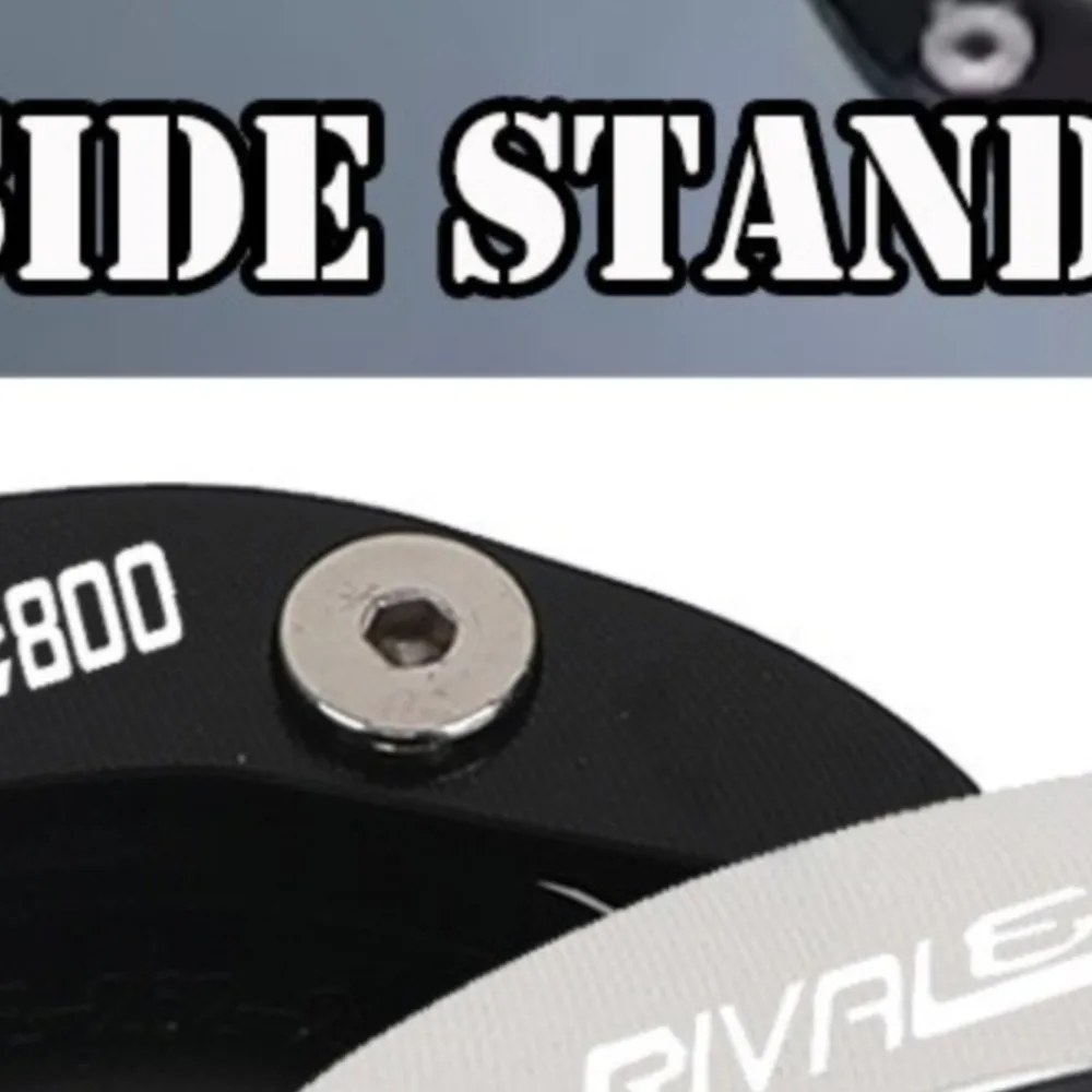 

Motorcycle Rivale800 For MV Agusta Rivale 800 Kickstand Side Stand Extension Pad Plate Cover 2014-2018 2017 2016 Dragster 800