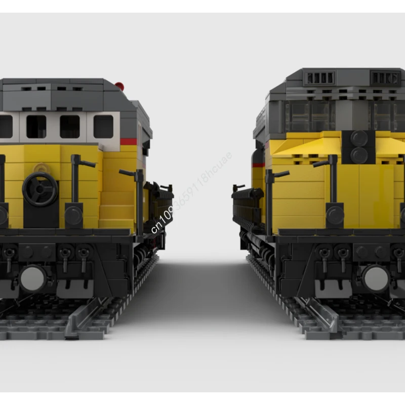 1607 Uds. MOC Legacy DD35A tren RC modelo bloques de construcción niños DIY juguetes artesanales arquitectura educativa regalos de navidad