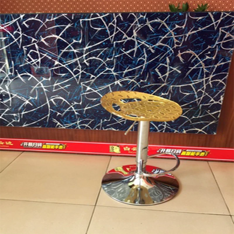 Fashion Simple Acrylic Bar Chair Counter Home Rotating Lift Chair Front Desk Chair High Stool.