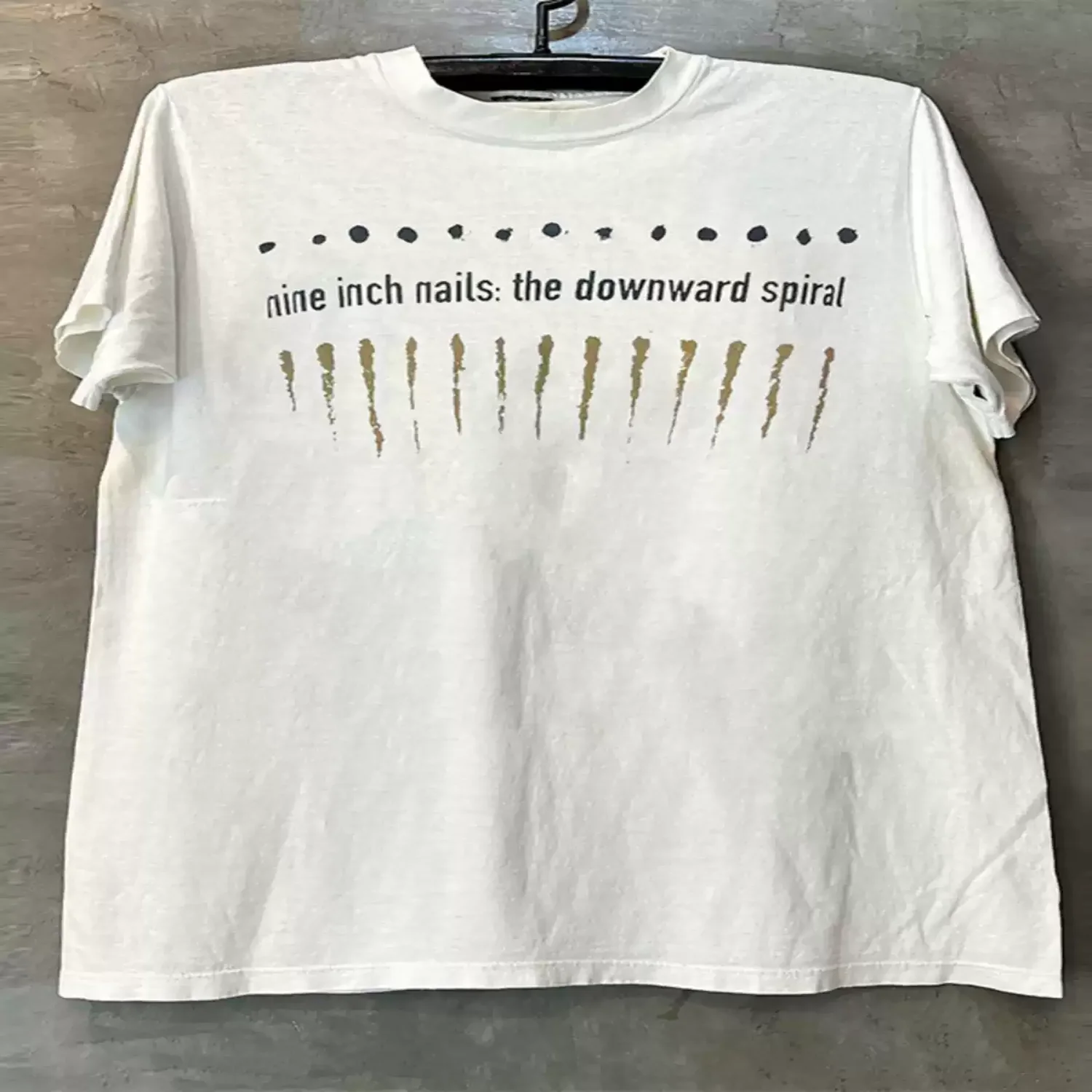 Nine Inch Nails Band Hip Hop Style Men's Women's Short-Sleeved Pure Cotton T-Shirt Small Neckline Comfortable Casual Tee.Cotton Short‑Sleeve T‑Shirt, Classic Regular Fit Crew Neck Tee, Soft Breathable Durable Casual Basic Top for Daily Wear              .
