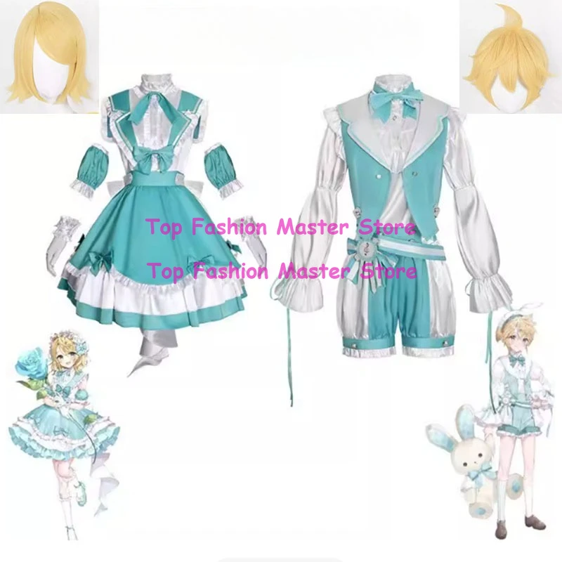 

Anime Project Sekai 6th Anniversary Cosplay Costume Princess Skirt Uniform Suit Wig Halloween Party Clothing