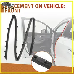 1Pc Front Bumper Shield Rubber Seal Strip Trim For 2012-2017 Hyundai Accent Sedan Car Accessories Interior Replacement Parts