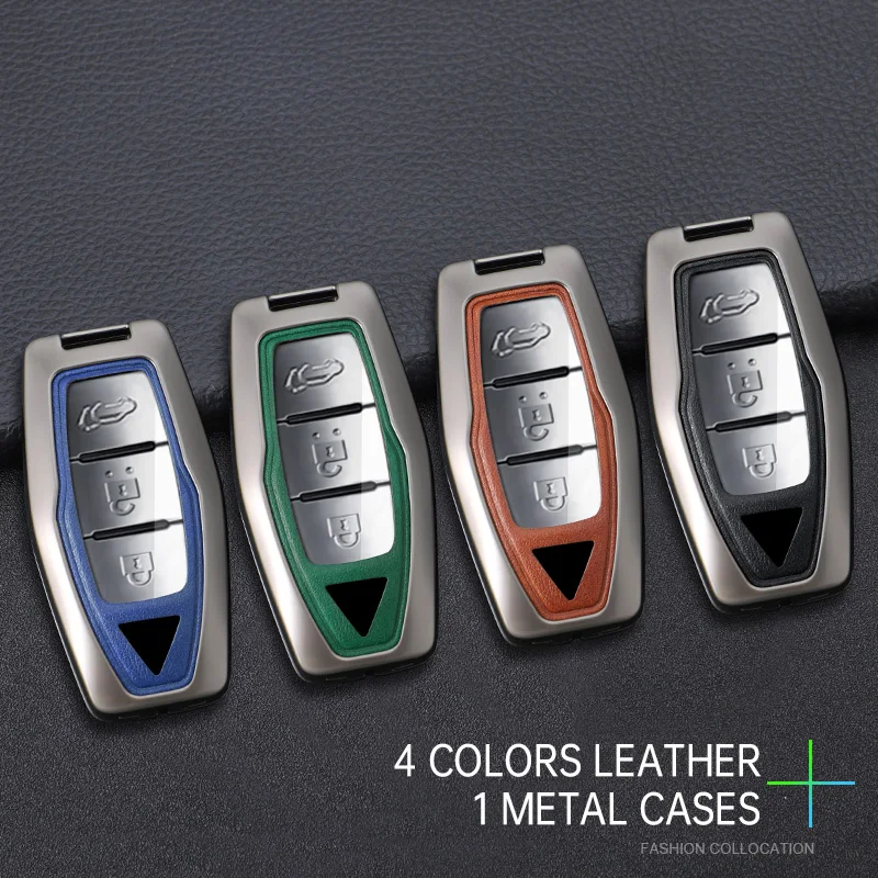 2/3/4 buttons Car Smart Key Case Cover for Mitsubishi Outlander 2023 2022 2024 Control Remote Key Holder Keychain Accessories