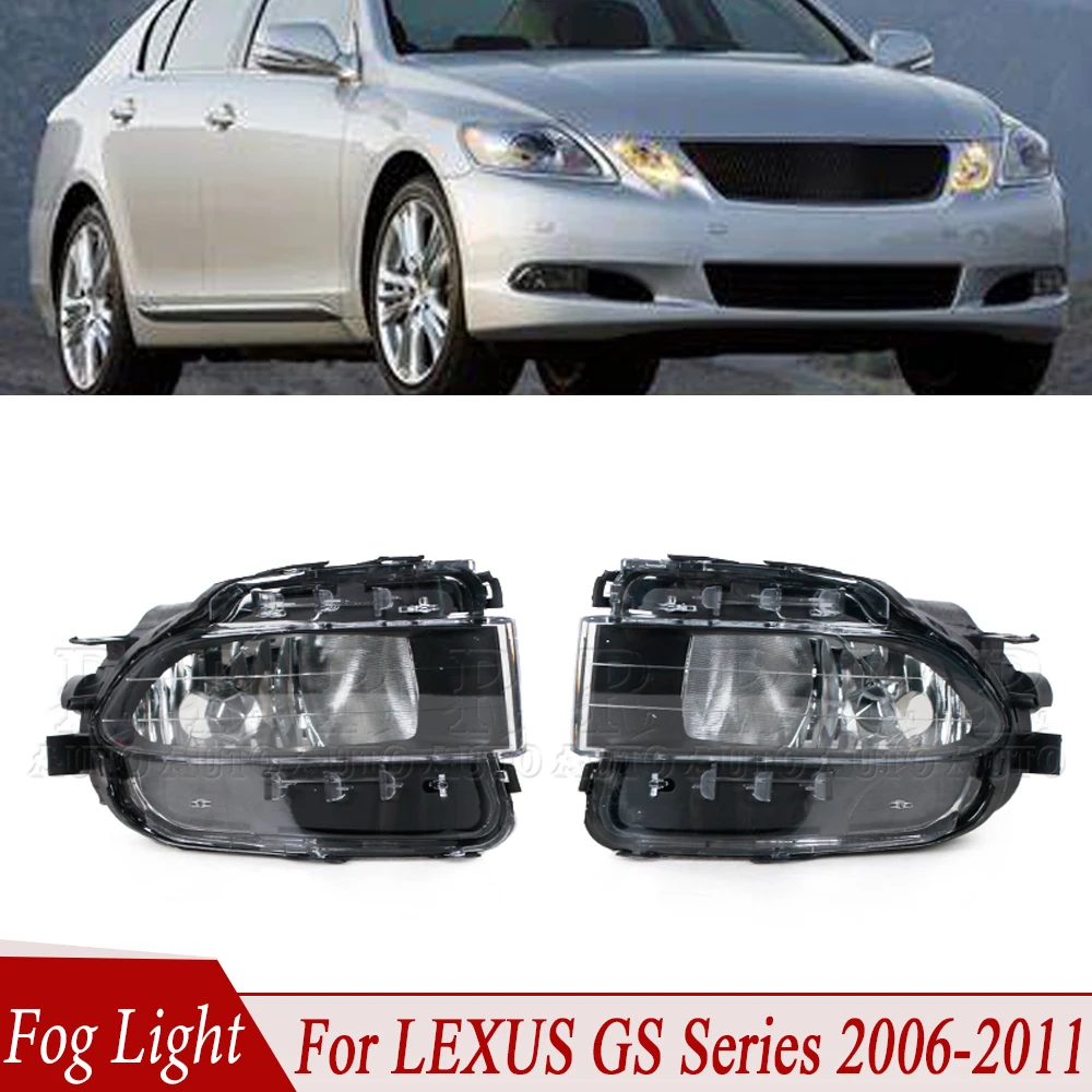 

Fog Light Front Bumper Foglamp Asembly For LEXUS GS Series 2006-2008 2009 2010 2011 GS300 GS350 GS430 GS460 GS450H 81221-30282