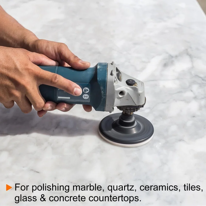 10 Stück 5-Zoll-6-Zoll-Nass-Diamant-Polierpads, flexible Schleifscheiben für Granit-, Marmor-, Stein- und Betonpolitur, Körnung 30-3000 – Detail 7