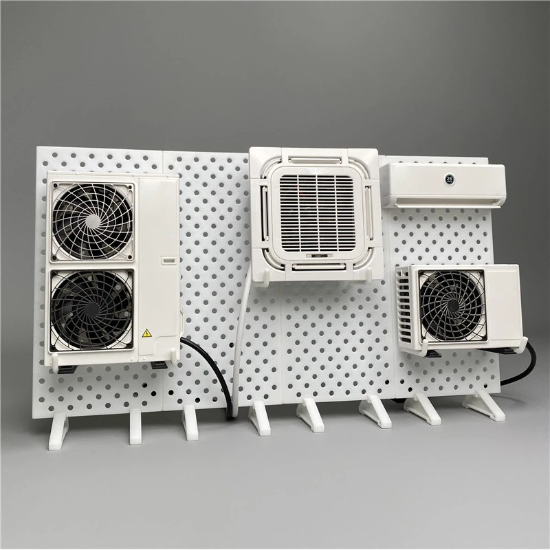 1 Set ABS Air Conditioner Toy Bracket Display Stand for 1/14 and 1/12 Can Be Used in Various Scenarios