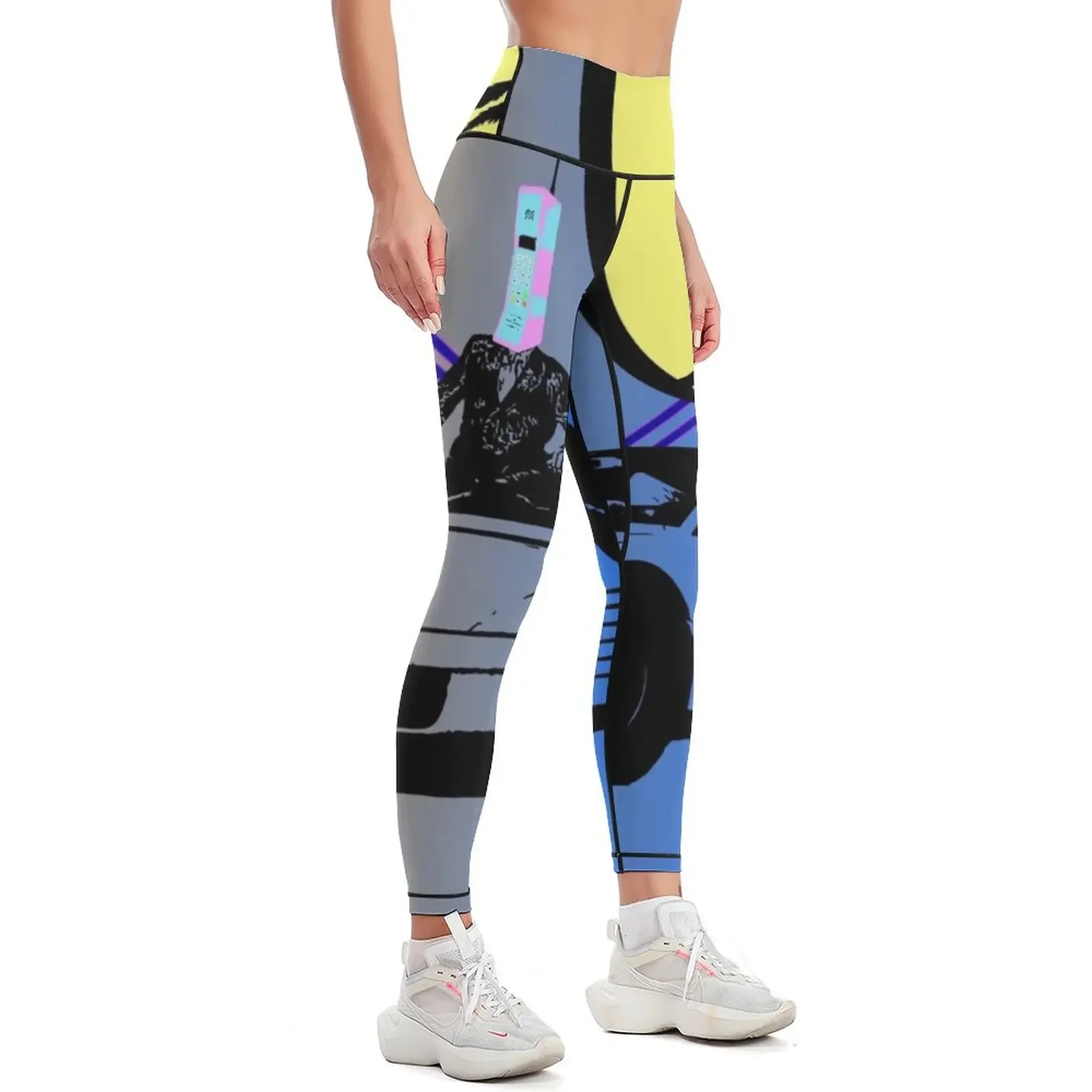 Miami Vice Vice Baby Boombox 80s Graphic Leggings sports for legings for fitness sport set Womens Leggings