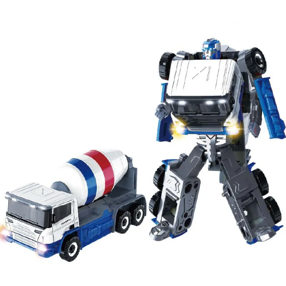 

2 in 1 Deformation Robot Train Bulldozer Excavator Transformation Robot Model Movable Engineering Vehicle Robot Boy Gift