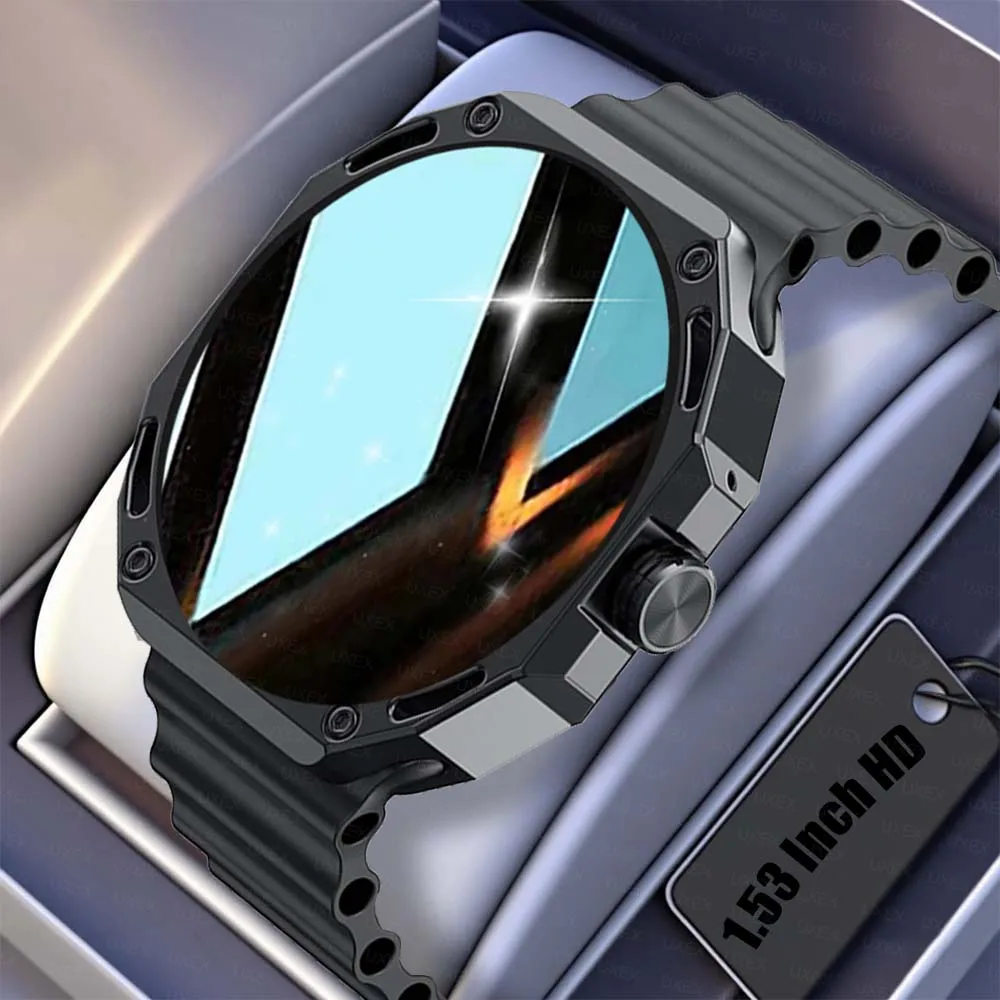 

Бизнес-умные часы для женщин 1,53 HD-экран Полностью всегда на дисплеи Bluetooth-вызов Пользовательские фото Спортивные режимы 3D UI Смарт-часы для мужчин