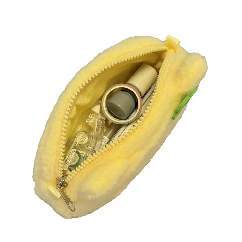 Neue Omelett Kätzchen Stift Tasche Große Kapazität Cartoon Bleistift Fall Multifunktionale Plüsch Schreibwaren Tasche Schule